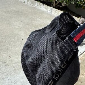 Gucci Black Mesh Belt Bag